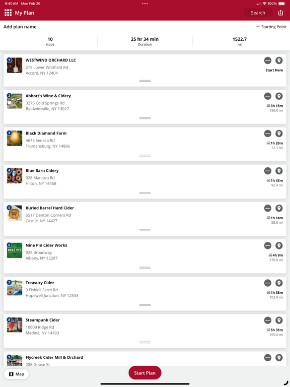 New York Cider iPad screenshot 7 - Food & Drink app