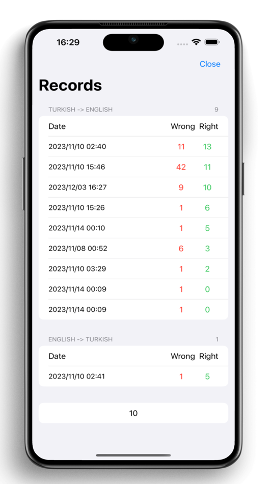 #5. Word Game (English-Türkçe) (iOS) Podle: BEKIR GERIS