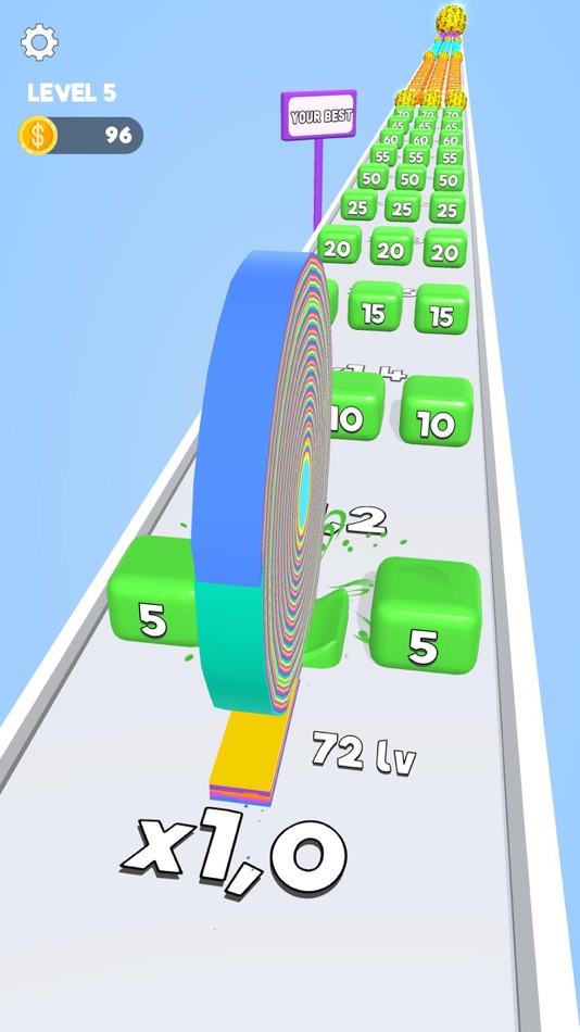 #7. Peel Runner 3D (iOS) By: Mustafa Akbaba