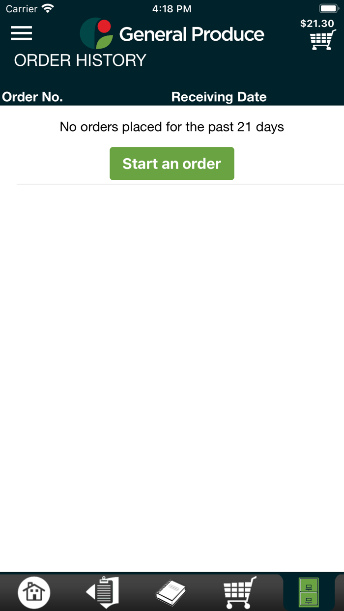 General Produce Co. Checkout