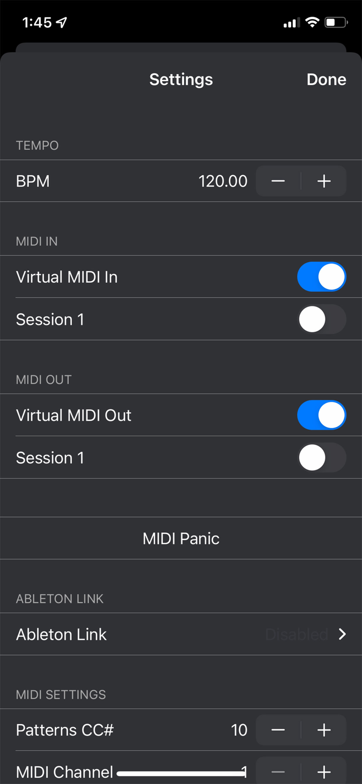 ShiftBud Generative MIDI AUv3 screenshot 5