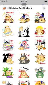 little mizu fox stickers iphone screenshot 4
