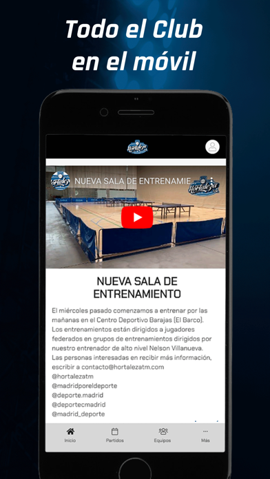 Hortaleza Tenis de Mesa Screenshot