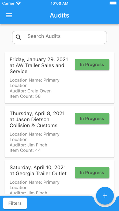 TDE Audit App Screenshot