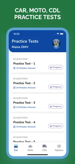 Game screenshot Maine DMV Permit Test Prep mod apk