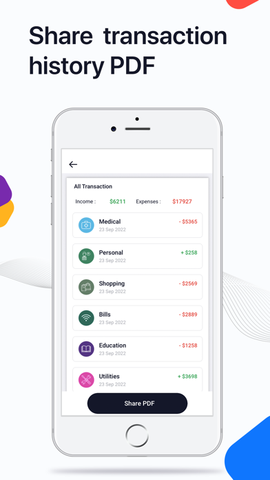 Bill organizer : Budget app Screenshot