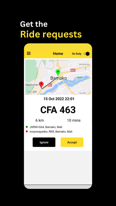 Screenshot 2 of Transclick Chauffeur App