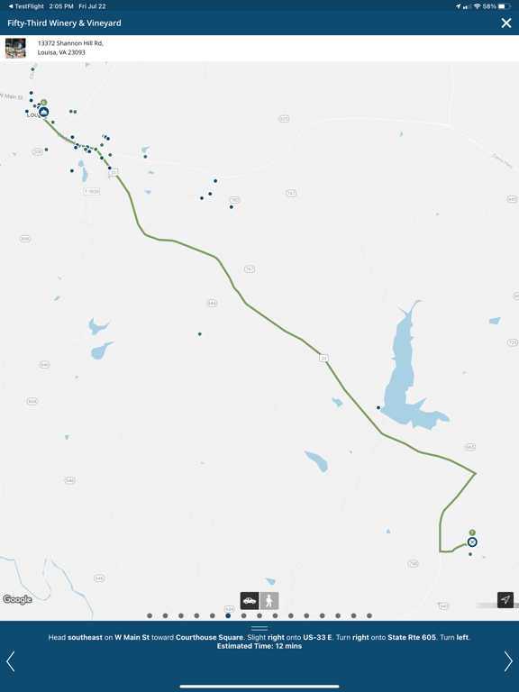 Visit Louisa iPad screenshot 10 - Travel app