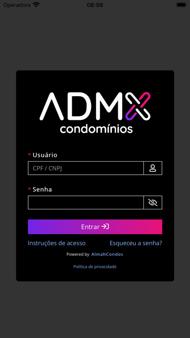 Screenshot 1 of Admx Condomínios App