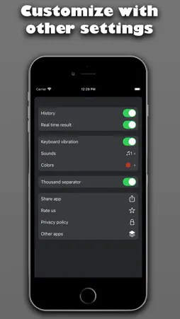 Calculator ⁺⁻ screenshot 5
