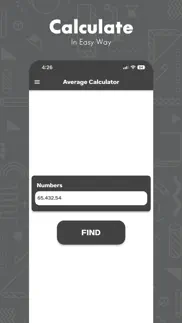 find average number calculator iphone screenshot 2