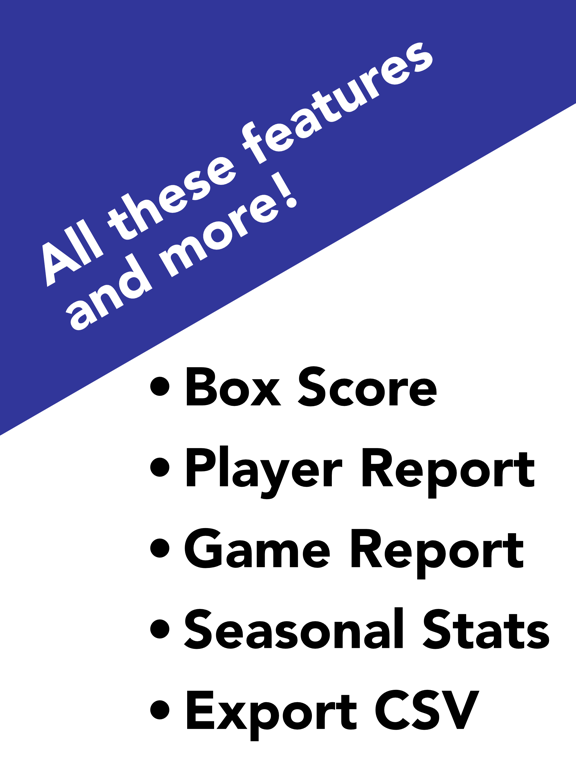 Screenshot #6 pour Stats Tracker for Basketball