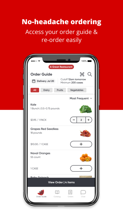 Marathon Food Service Screenshot