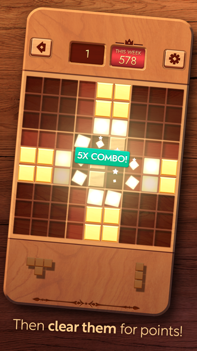 screenshot of Woodoku - Wood Block Puzzles 5
