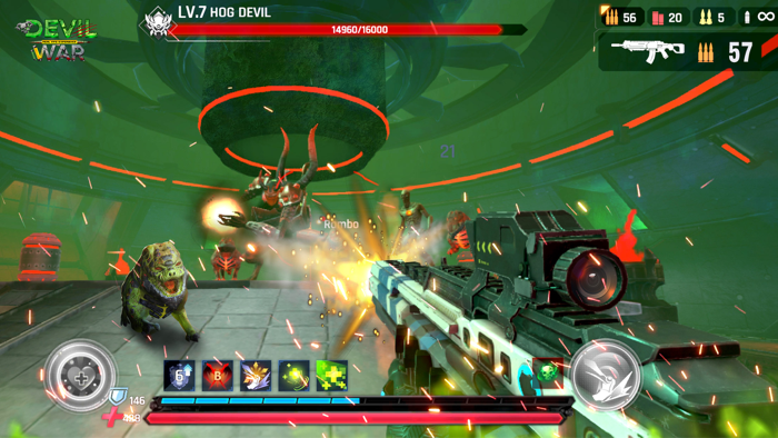 Devil War 3D fps game