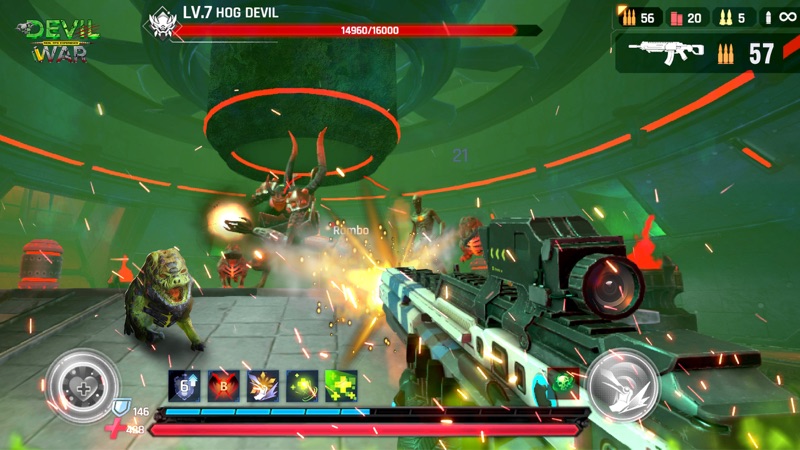 Devil War: 3D fps game screenshot 2