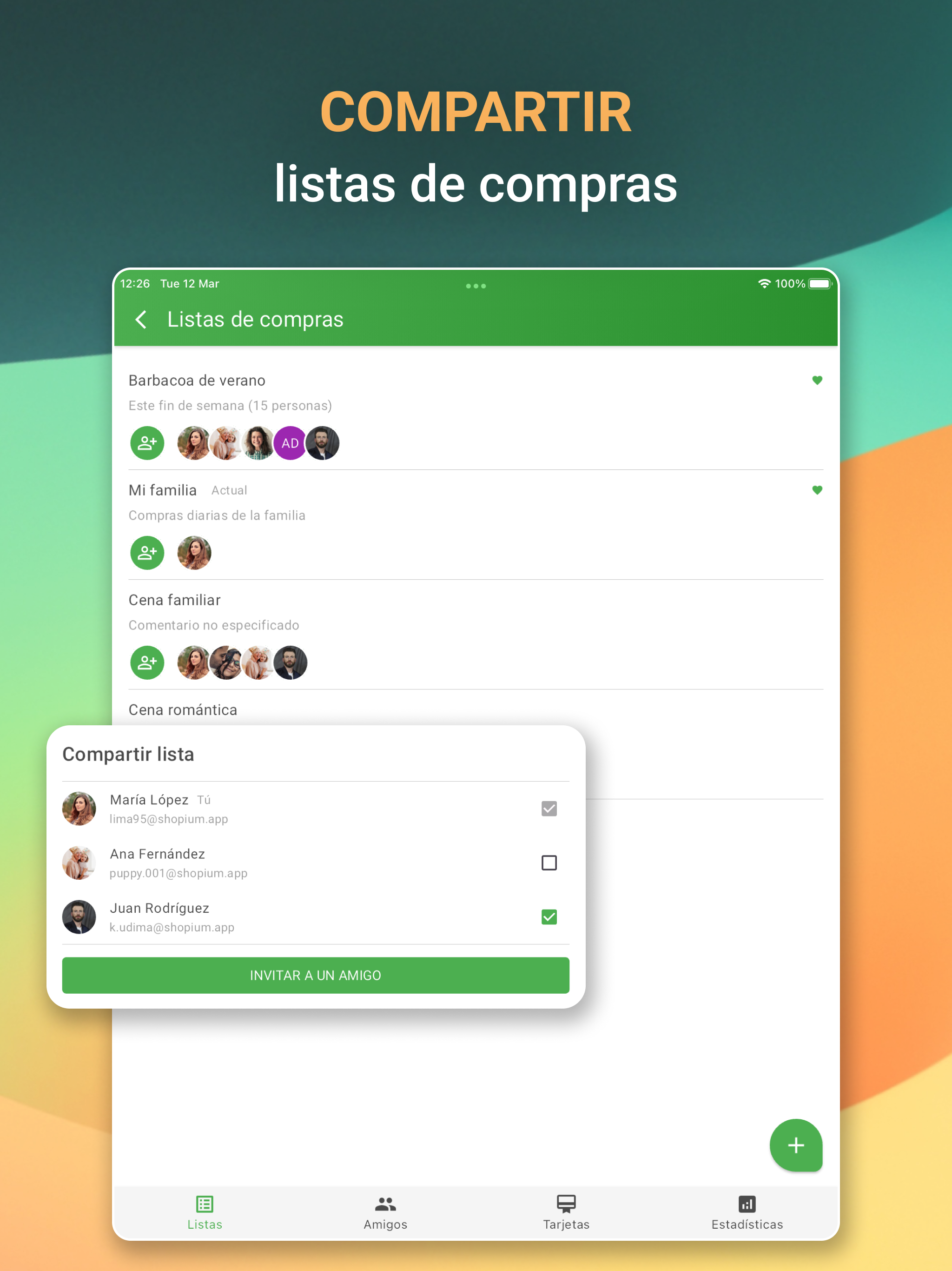 Lista de la compra – Shopium