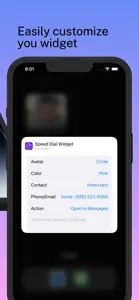 SDWidget - Speed Dial Widget screenshot #3 for iPhone
