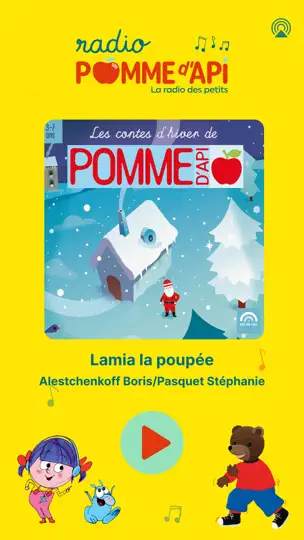 Capture d'écran de Radio Pomme D'Api sur iPhone 5