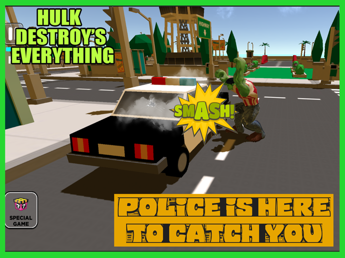 Hulk Smash Monster Superhero