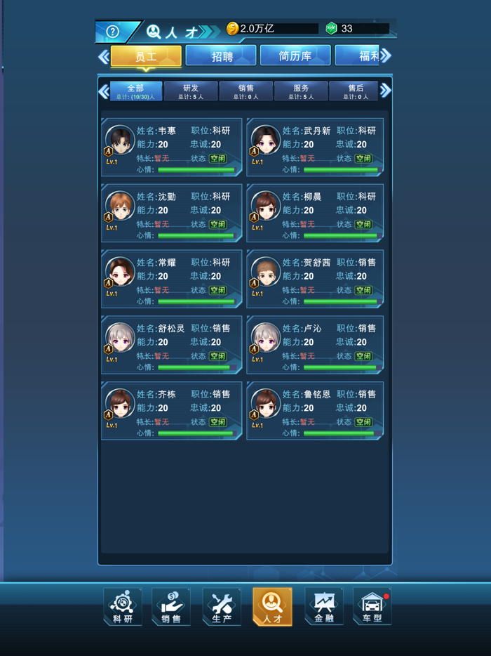 新能源汽车帝国-模拟经验自己的科技公司