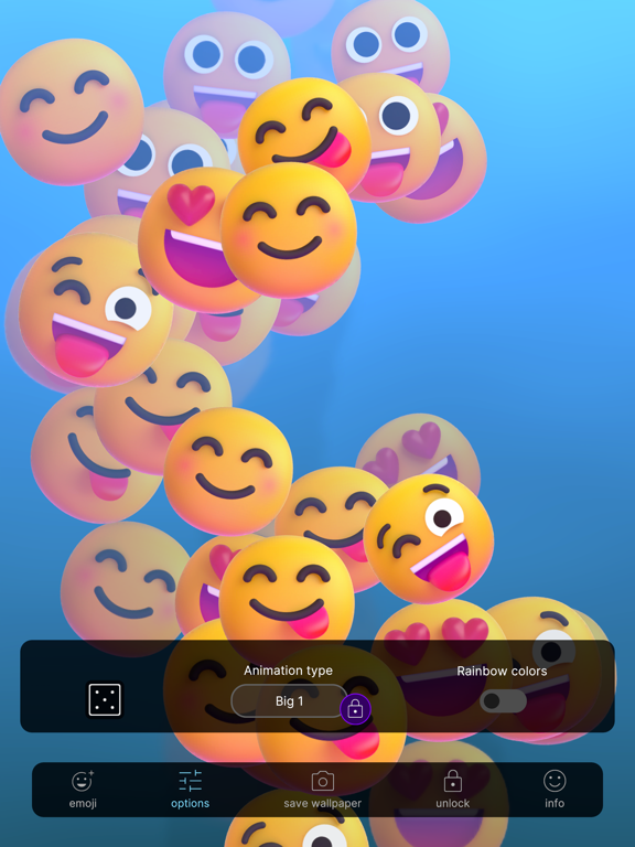 MOJI MOJI : Wallpaper Maker iPad screenshot