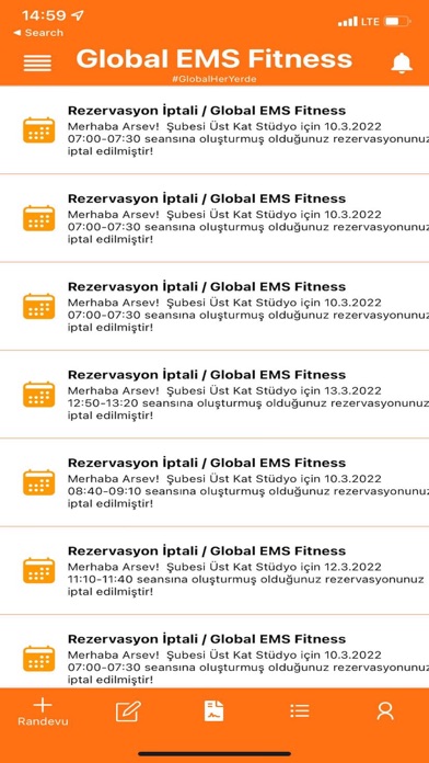 Global EMS Fitness Screenshot