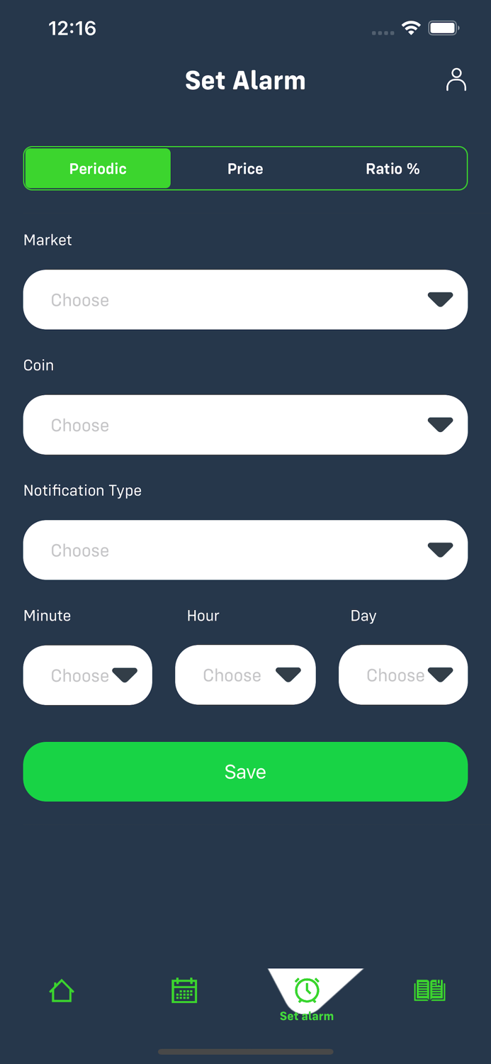 Crypto Tracker Alarmer