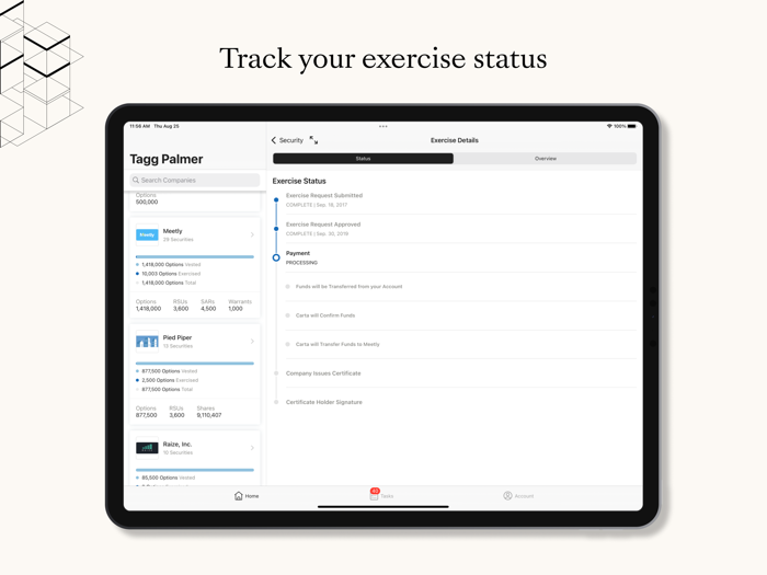 Carta - Manage Your Equity