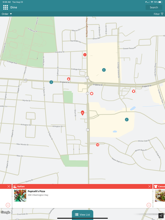 Visit Ashland VA iPad screenshot 3 - Travel app