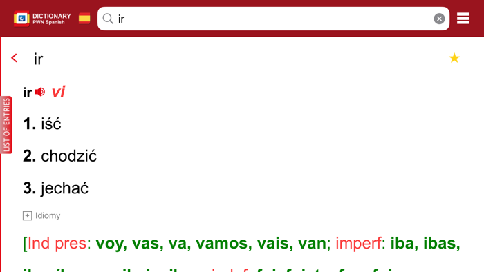 Słownik hiszpańsko-polski PWN