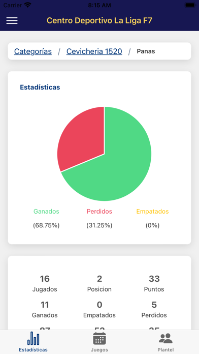 Centro Deportivo La Liga F7 Screenshot
