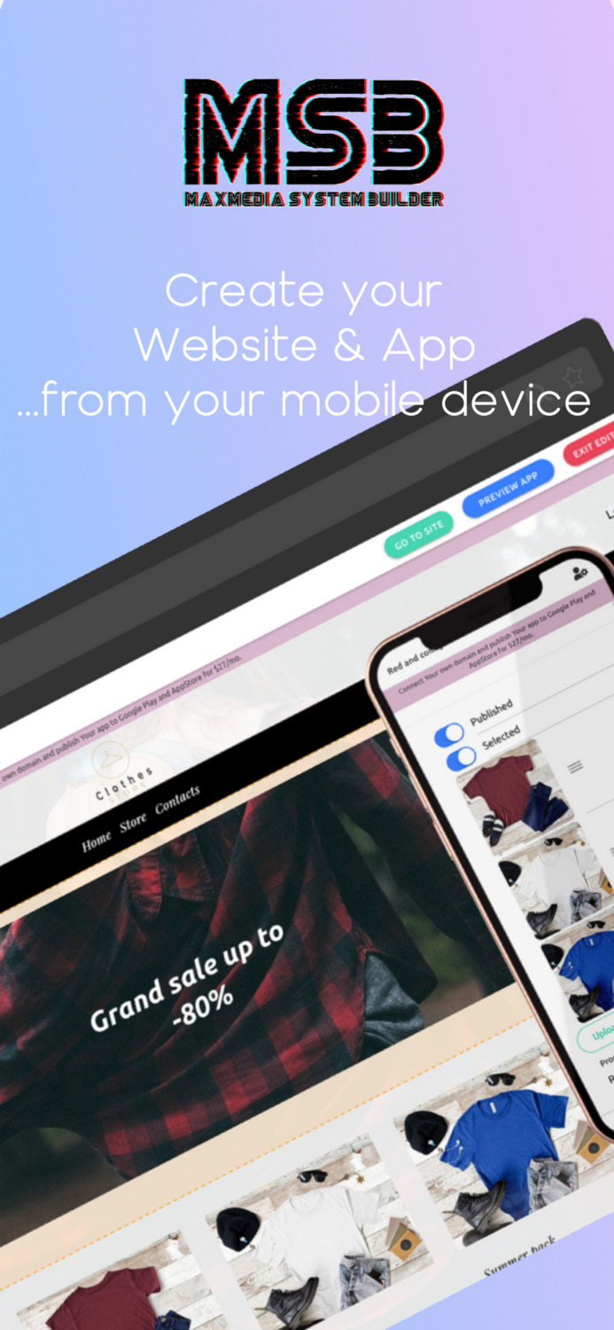 Builderly Site and App builder