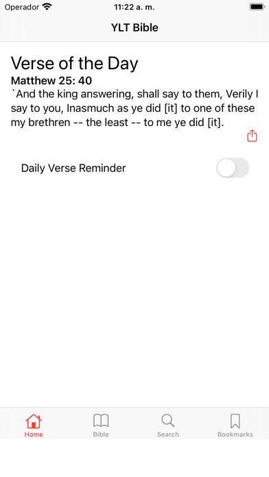 YLT Bible Screenshot
