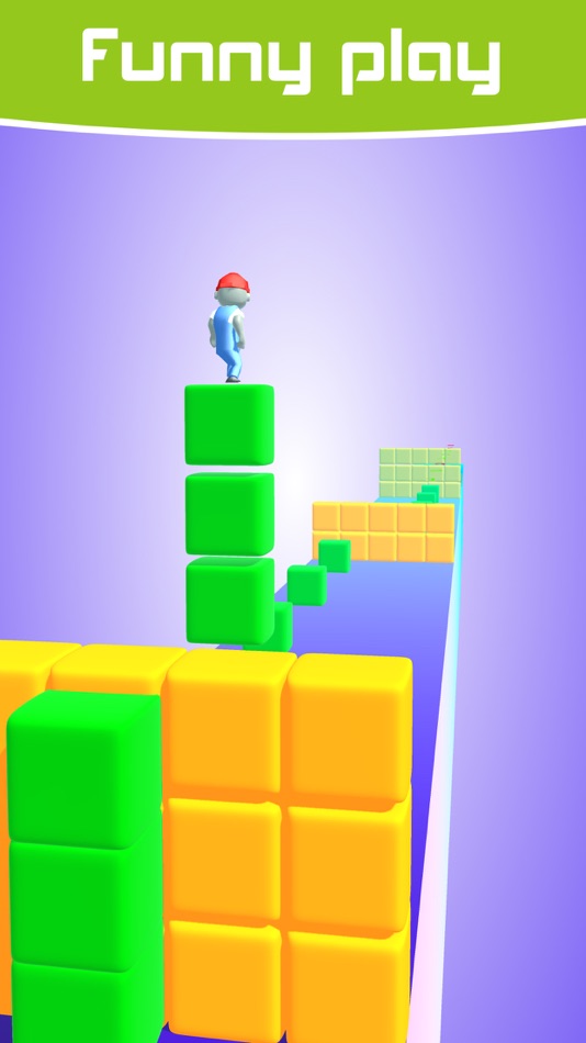 #2. Cube Stack Race 3D (iOS) 由: VIET NAM YDC COMPANY LIMITED