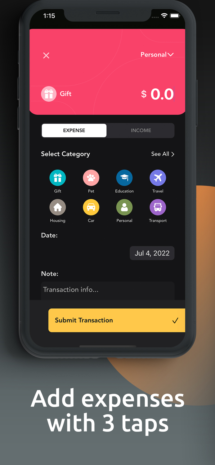 Money Spending Expense Tracker