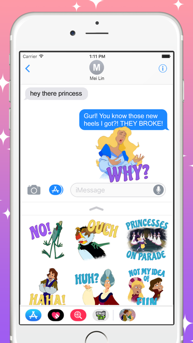 Swan Princess Stickers Screenshot