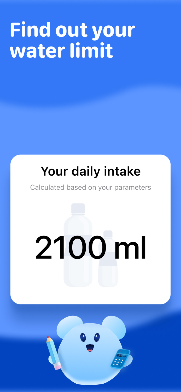 Water Tracker. Drink Reminder