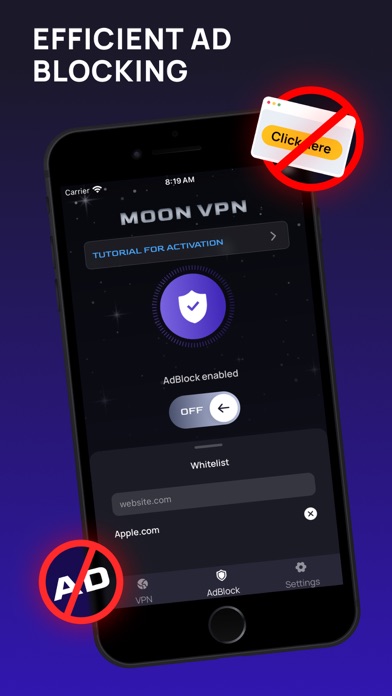 Moon VPN Screenshot