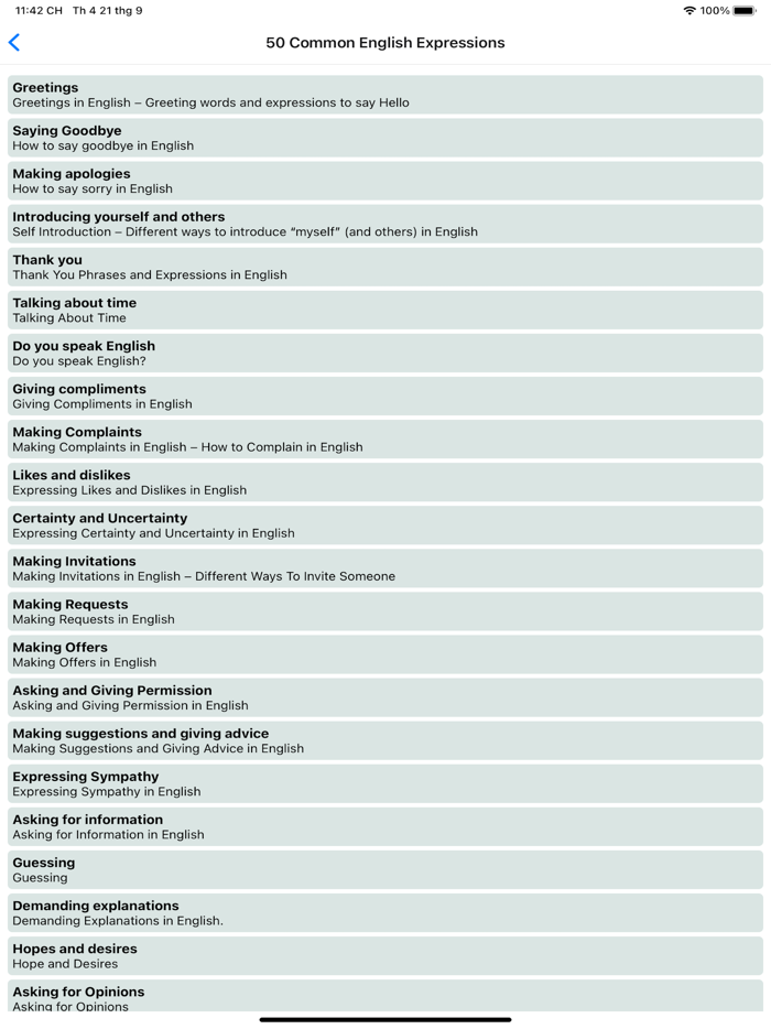 Basic English Speaking