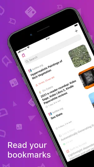 Capture d'écran de Ephemera: Expiring Bookmarks sur iPhone 1