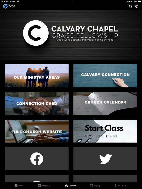 Calvary Grace Fellowship iPad screenshot 3 - Education app