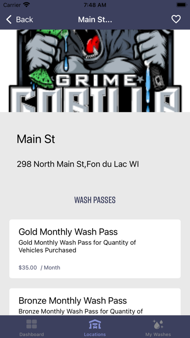 Grime Gorilla Car Wash Screenshot