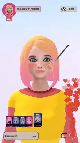 Game screenshot Makeup Tuber apk