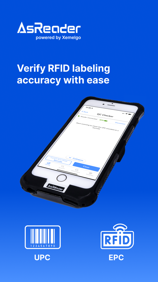 #1. AsReader QC (iOS) Ved: Xemelgo