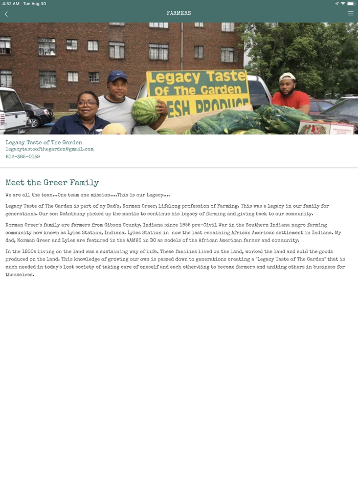 LEGACY TASTE OF THE GARDEN 2