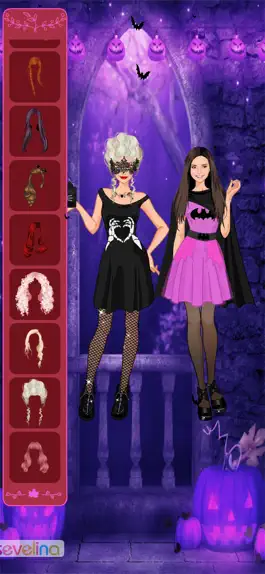 Game screenshot Хэллоуин  - одевалка mod apk