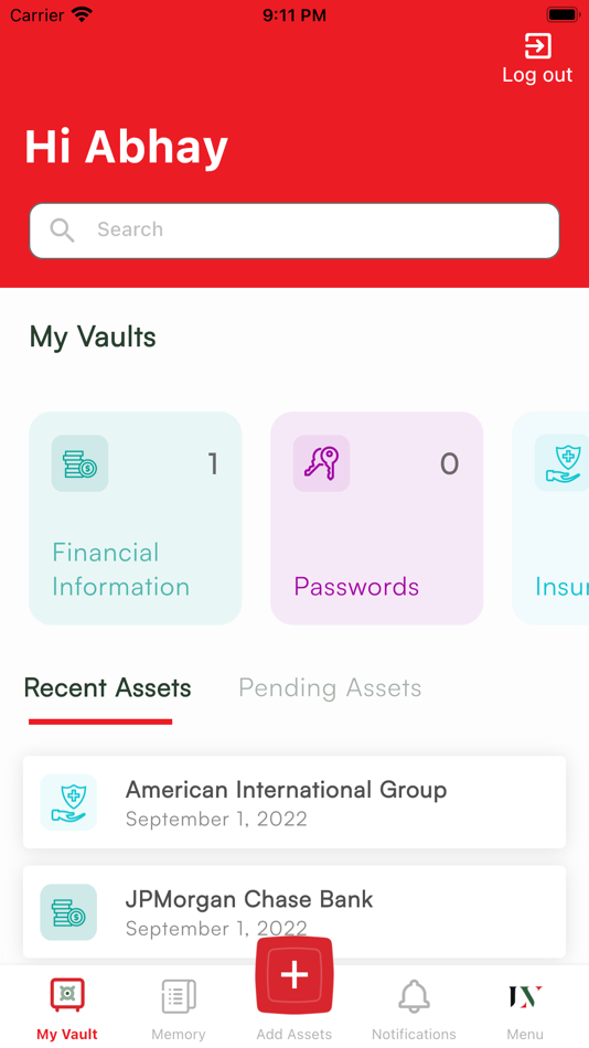 #1. Legacy Vault Mobile App (iOS) 来自: Legacy Vault LLC