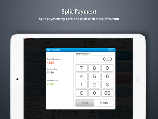 JeM Point of Sale (POS) iPad screenshot
