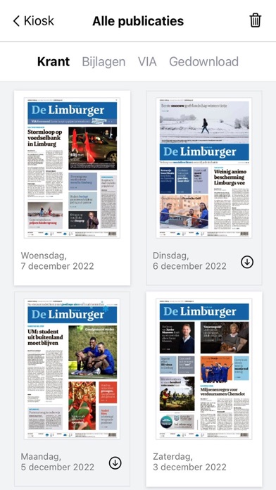 De Limburger Krant Screenshot